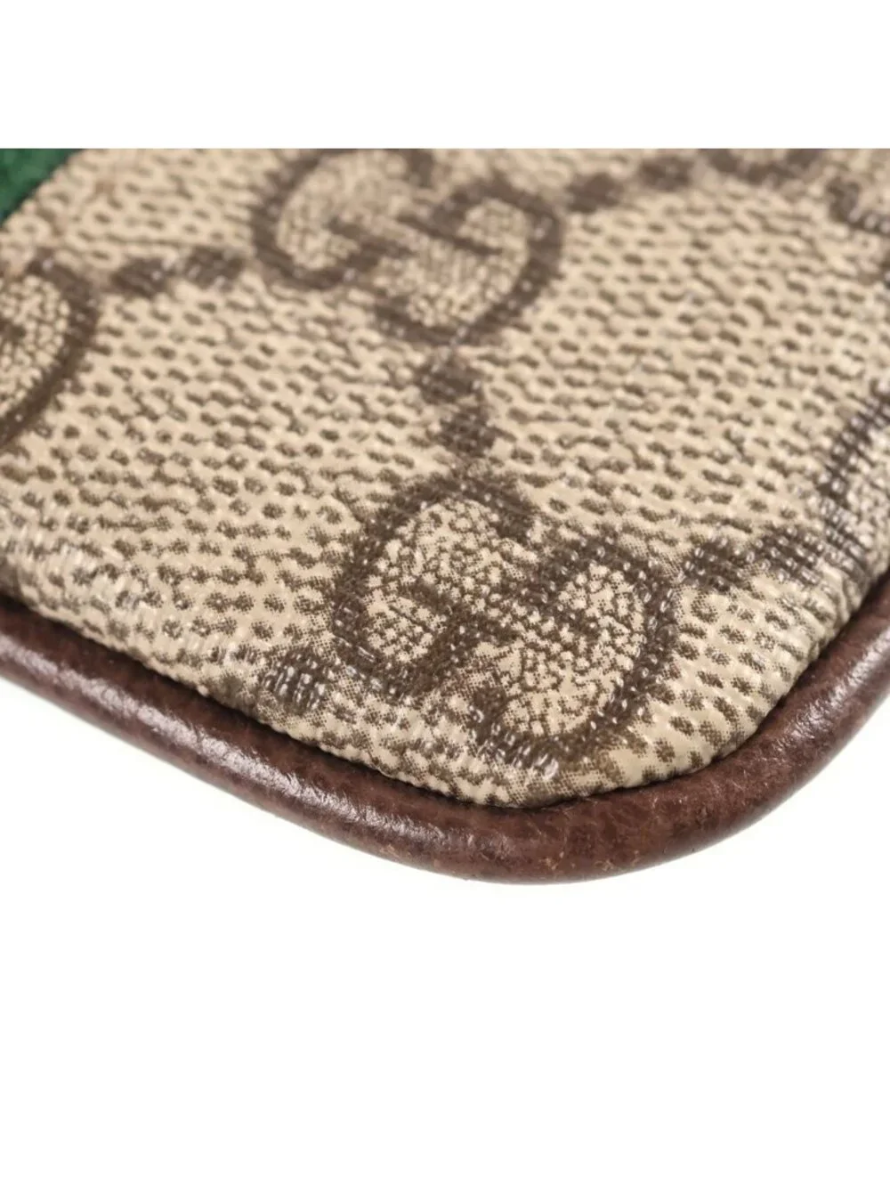 Gucci GG Supreme Ophidia Ebony Coin Purse Beige